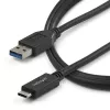 StarTech.com 3 ft. (1 m) USB to USB-C kabelis - M/M, 1 m, USB A, USB C, USB 3.2 Gen 2 (3.1 Gen 2), 10 Gbit/s, Melns