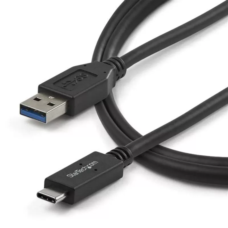 StarTech.com 3 ft. (1 m) USB to USB-C kabelis - M/M, 1 m, USB A, USB C, USB 3.2 Gen 2 (3.1 Gen 2), 10 Gbit/s, Melns