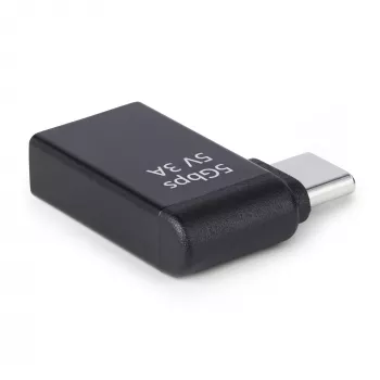 StarTech.com USB-C uz USB-A adapteris ar leņķi, USB 5 Gbps, kompakts USB-C vīr. uz USB-A siev. adapteris, metāla korpuss, V/S