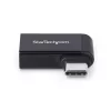 StarTech.com USB-C uz USB-A adapteris ar leņķi, USB 5 Gbps, kompakts USB-C vīr. uz USB-A siev. adapteris, metāla korpuss, V/S
