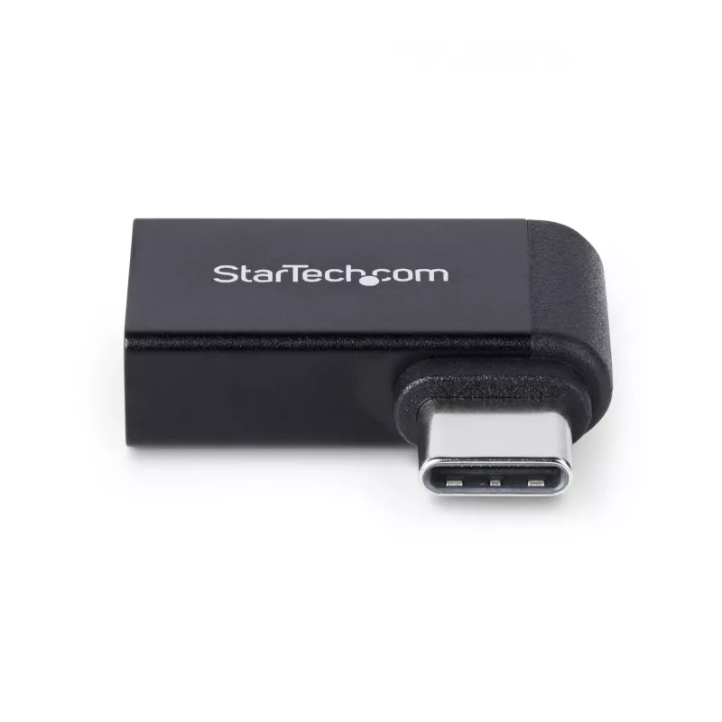 StarTech.com USB-C uz USB-A adapteris ar leņķi, USB 5 Gbps, kompakts USB-C vīr. uz USB-A siev. adapteris, metāla korpuss, V/S