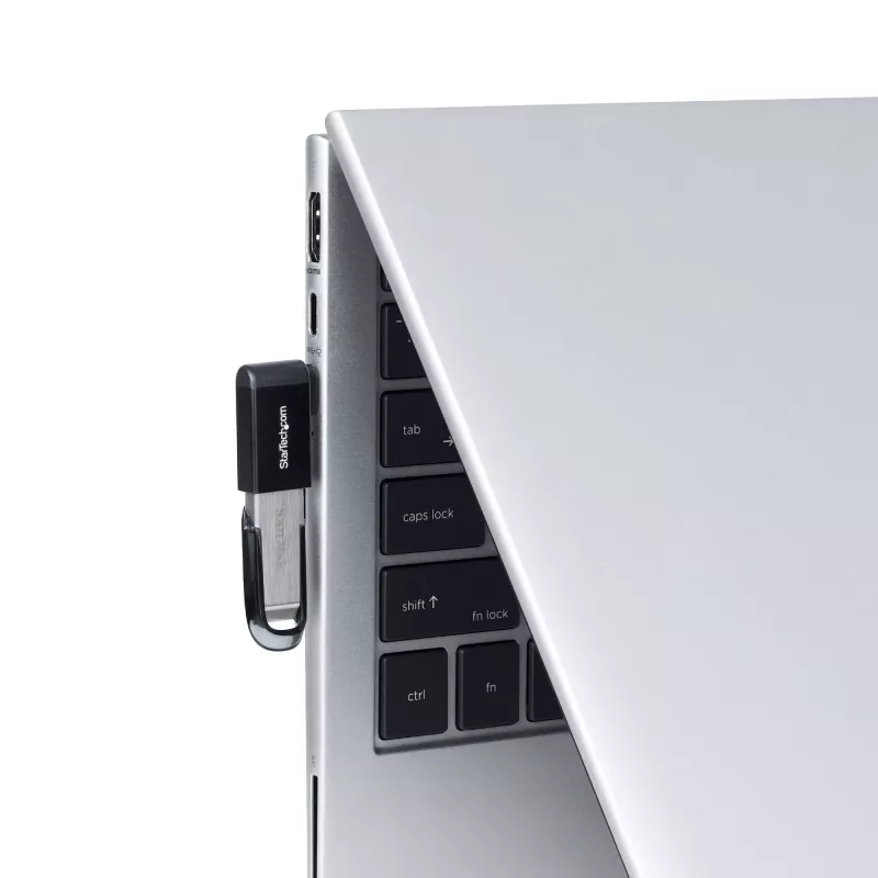 StarTech.com USB-C uz USB-A adapteris ar leņķi, USB 5 Gbps, kompakts USB-C vīr. uz USB-A siev. adapteris, metāla korpuss, V/S