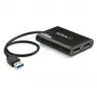 StarTech.com USB 3.0 uz diviem DisplayPort adapteriem - 4K 60Hz, 3.2 Gen 1 (3.1 Gen 1), USB Type-A, DisplayPort izeja, 4096 x 2160 pikseļi