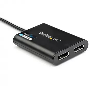 StarTech.com USB 3.0 uz diviem DisplayPort adapteriem - 4K 60Hz, 3.2 Gen 1 (3.1 Gen 1), USB Type-A, DisplayPort izeja, 4096 x 2160 pikseļi
