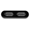 StarTech.com USB 3.0 uz diviem DisplayPort adapteriem - 4K 60Hz, 3.2 Gen 1 (3.1 Gen 1), USB Type-A, DisplayPort izeja, 4096 x 2160 pikseļi