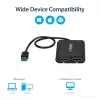 StarTech.com USB 3.0 uz diviem DisplayPort adapteriem - 4K 60Hz, 3.2 Gen 1 (3.1 Gen 1), USB Type-A, DisplayPort izeja, 4096 x 2160 pikseļi