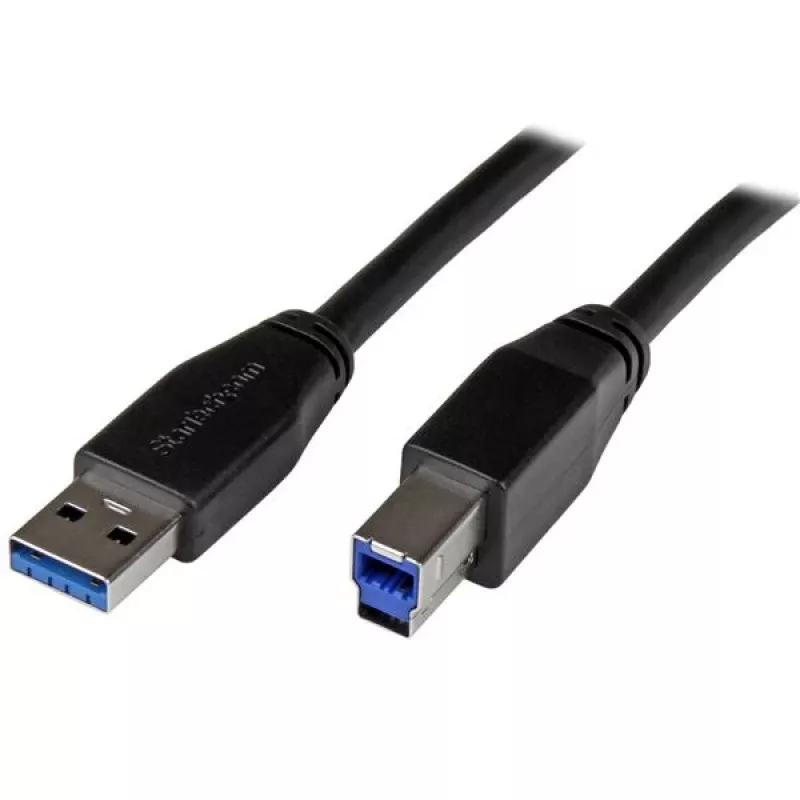 StarTech.com aktīvs USB 3.0 USB-A uz USB-B kabelis - M/M - 10m (30ft)