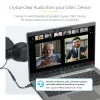 StarTech.com 5in (12.7cm) USB-C uz 3.5 mm TRRS austiņu/headset ligzdas audio adapteris, USB Type-C palīgierīce, 32 bitu DAC, atbalsta USB-C/Thunderbolt, klēpjdatoriem/tālruņiem/planšetdatoriem