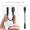 StarTech.com 5in (12.7cm) USB-C uz 3.5 mm TRRS austiņu/headset ligzdas audio adapteris, USB Type-C palīgierīce, 32 bitu DAC, atbalsta USB-C/Thunderbolt, klēpjdatoriem/tālruņiem/planšetdatoriem