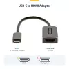 StarTech.com USB-C–HDMI adapteris, 4K 60Hz video, HDR10, USB-C–HDMI monitorspēļu pārveidotājs, USB4/Thunderbolt saderīgs