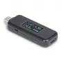 StarTech.com USB-C Strāvas Testeris, Digitālais Multimetrs, Divvirzienu Sprieguma un Strāvas Mērītājs, līdz 240 W PD EPR, Pārnēsājams USB-C Kabeļa un Pieslēgvietas Strāvas Mērītāja Testeris