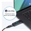StarTech.com USB-C Strāvas Testeris, Digitālais Multimetrs, Divvirzienu Sprieguma un Strāvas Mērītājs, līdz 240 W PD EPR, Pārnēsājams USB-C Kabeļa un Pieslēgvietas Strāvas Mērītāja Testeris
