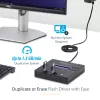 StarTech.com atsevišķs 1 uz 2 USB zibatmiņu dublikators un dzēsējs, vairāku USB zibatmiņu kopētājs, sistēmas un failu un visa diska kopēšana ar ātrumu 1,5 GB/min, vienreizēja un trīskārša dzēšana, LCD displejs - TAA