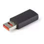 StarTech.com drošs USB datu bloķētāja adapteris uzlādei – USB-A vīrišķais uz sievišķo tikai uzlādes adapteris – bezdatu uzlādes/barošanas adapteris tālruņiem/planšetdatoriem – datu bloķējošs USB aizsargadapteris