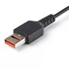 StarTech.com 3 pēdu (1 m) drošs uzlādes kabelis – USB-A uz USB-C datu bloķētājs, tikai uzlādes kabelis – bezdatu, tikai strāvas lādētāja kabelis tālrunim/planšetdatoram – datu bloķēšanas USB aizsargu adaptera kabelis