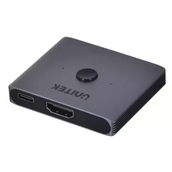 HDMI pārslēgs Unitek V1163A 2x1 8K 60Hz — 2 ieejas uz 1 izeju