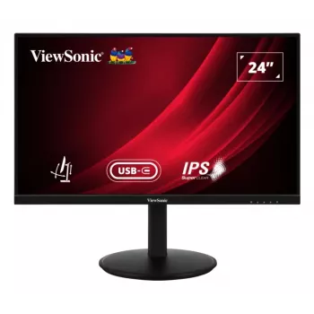 Viewsonic VG Series VG2409-MHDU-2 datora monitors 60,5 cm (23,8 collas) 1920 x 1080 pikseļi Full HD LED Melns