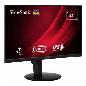 Viewsonic VG Series VG2409-MHDU-2 datora monitors 60,5 cm (23,8 collas) 1920 x 1080 pikseļi Full HD LED Melns