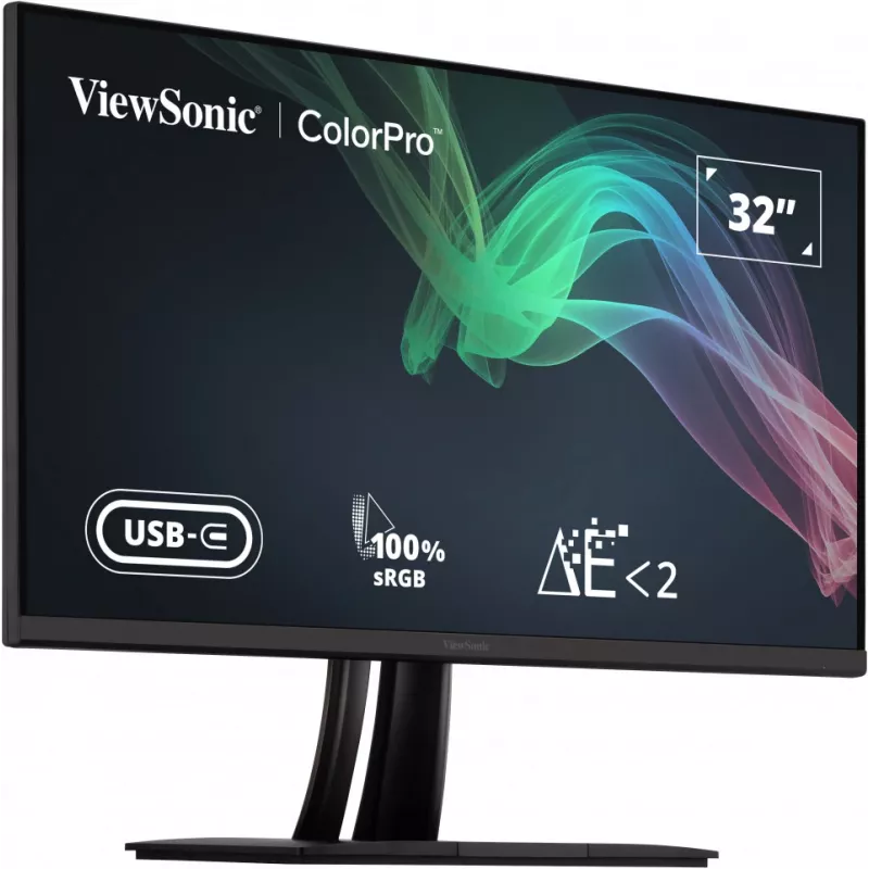 Viewsonic VP56 datora monitors 81,3 cm (32 colli) 3840 x 2160 pikseļi 4K Ultra HD LED Melns