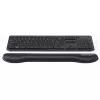 StarTech.com Putuplasta tastatūras plaukstas balsts ergonomiskam rakstīšanas atbalstam - polsterēts, neslīdošs tastatūras spilventiņš - klēpjdatora vai galddatora tastatūras plaukstas, rokas un apakšdelma balsts - mīksts melns neilona balsta paliktnis