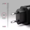 Axagon ACU-QC18 QC 3.0 1× OUTPUT sienas lādētājs 18W, iekštelpām, maiņstrāva, melns
