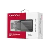 Axagon ACU-QC18 QC 3.0 1× OUTPUT sienas lādētājs 18W, iekštelpām, maiņstrāva, melns