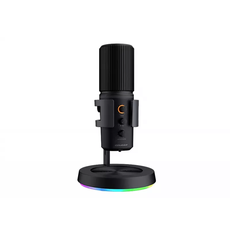 COUGAR studijas mikrofons Screamer-X, Studijas mikrofons, -45 dB, 20 - 20000 Hz, 16 bit, 48 kHz, 120 dB