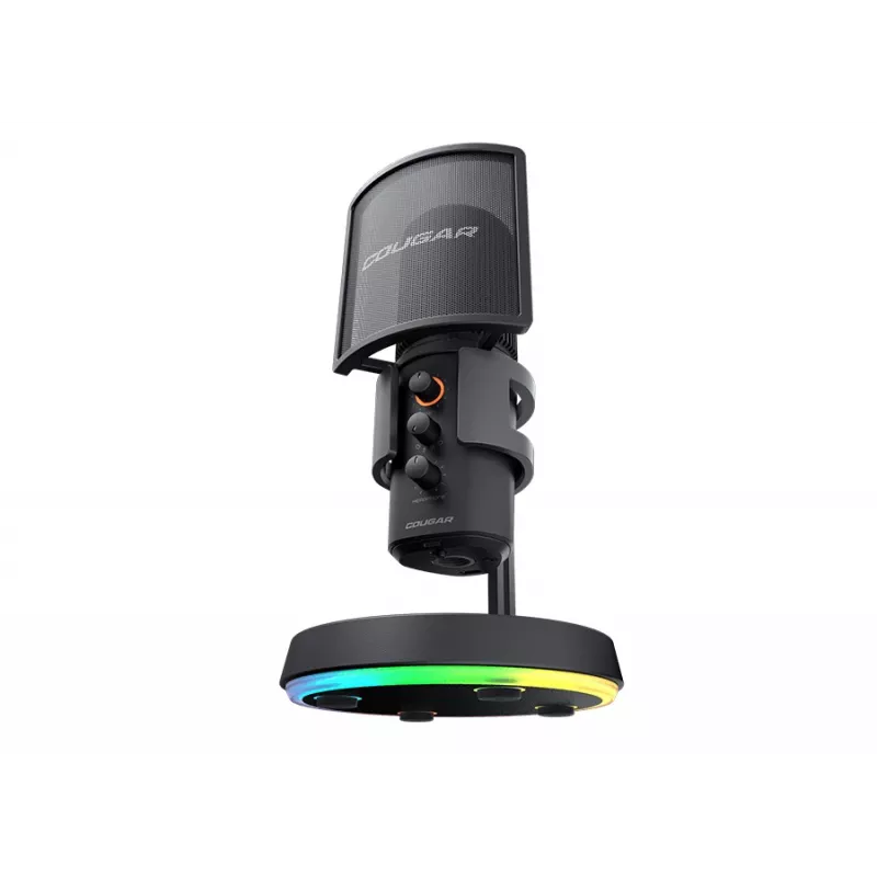 COUGAR studijas mikrofons Screamer-X, Studijas mikrofons, -45 dB, 20 - 20000 Hz, 16 bit, 48 kHz, 120 dB