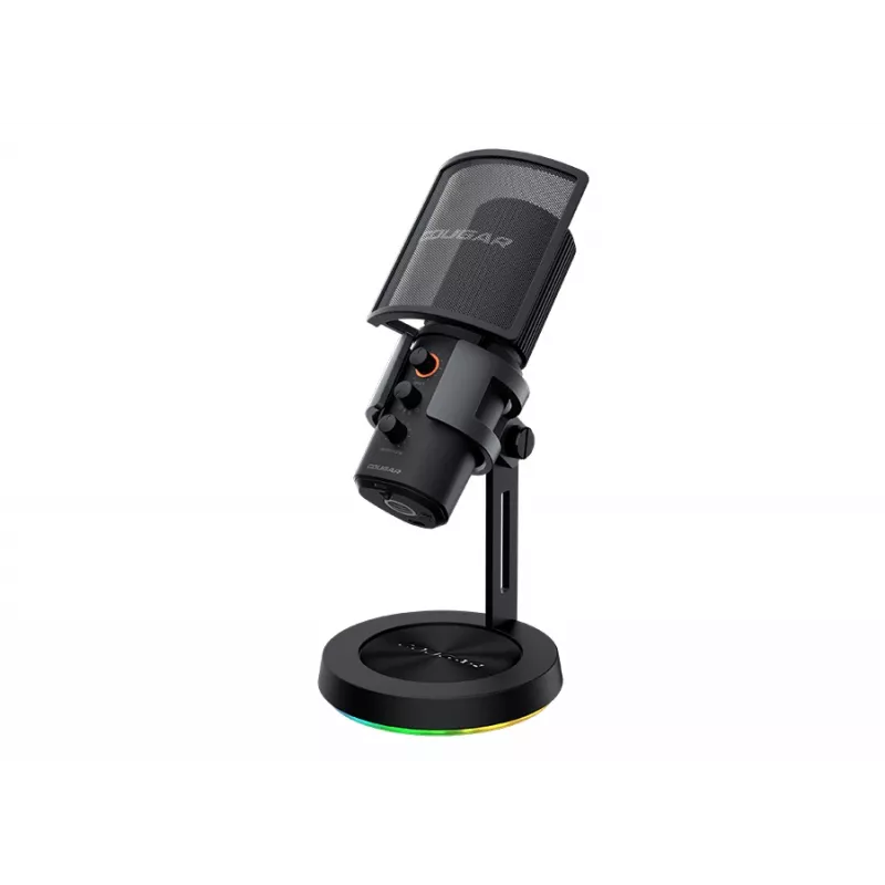 COUGAR studijas mikrofons Screamer-X, Studijas mikrofons, -45 dB, 20 - 20000 Hz, 16 bit, 48 kHz, 120 dB