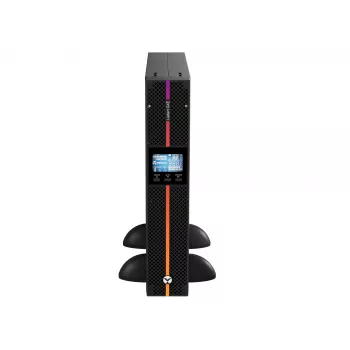 Vertiv Liebert GXE3-1000IRT2UXL nepārtrauktās barošanas avots (UPS) Dubultā pārveidošana (tiešsaistes) 1 kVA 900 W 8 maiņstrāvas izejas