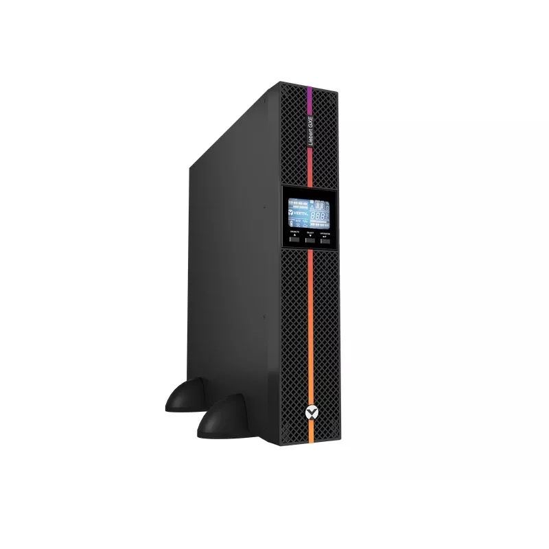 Vertiv Liebert GXE3-1000IRT2UXL nepārtrauktās barošanas avots (UPS) Dubultā pārveidošana (tiešsaistes) 1 kVA 900 W 8 maiņstrāvas izejas