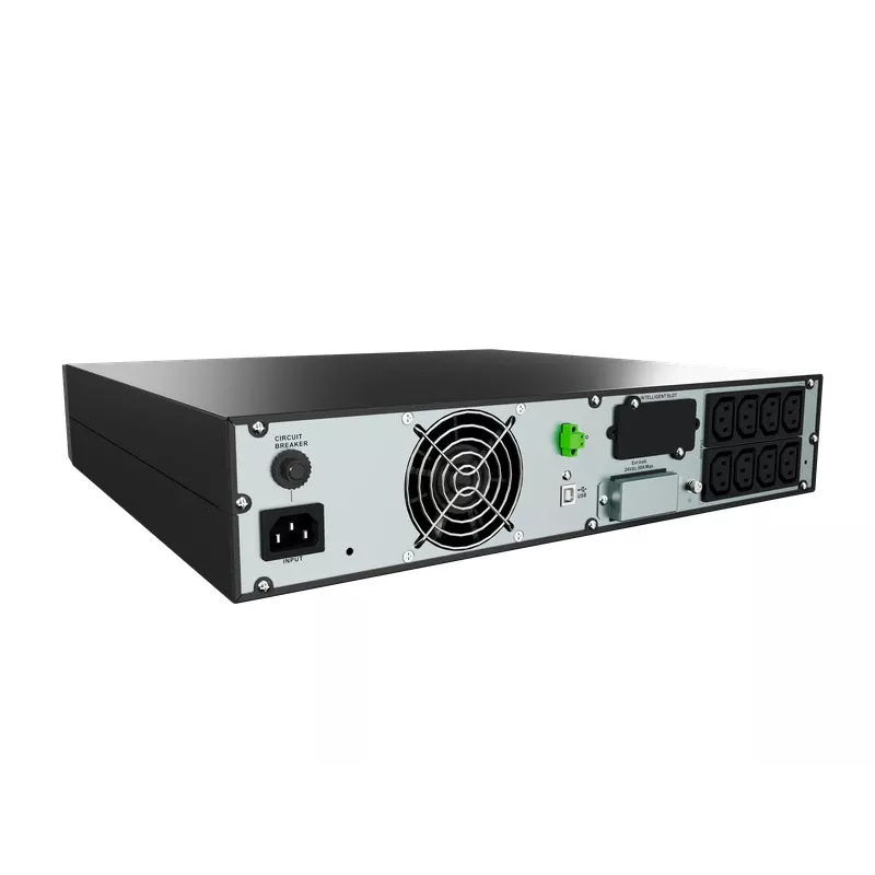Vertiv Liebert GXE3-1000IRT2UXL nepārtrauktās barošanas avots (UPS) Dubultā pārveidošana (tiešsaistes) 1 kVA 900 W 8 maiņstrāvas izejas