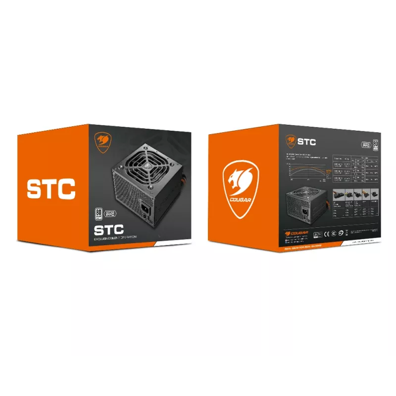 COUGAR barošanas bloks STC 600W ATX / 80 Plus 230V EU