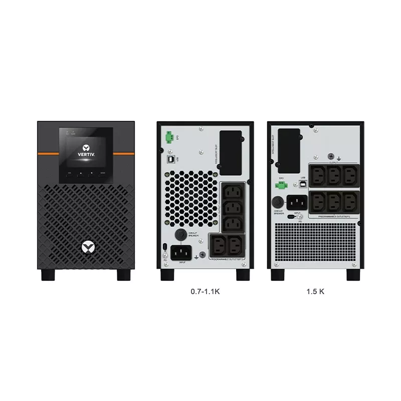 Vertiv Liebert Edge Nepārtrauktās barošanas avots (UPS) - 750VA 675W 230V līnijas interaktīvais AVR Mini tornis |0.9 PF