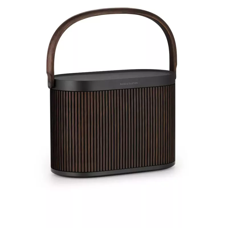 Bang & Olufsen Beosound A5 portatīvais skaļrunis, Dark Oak (pārsegs un rokturis)