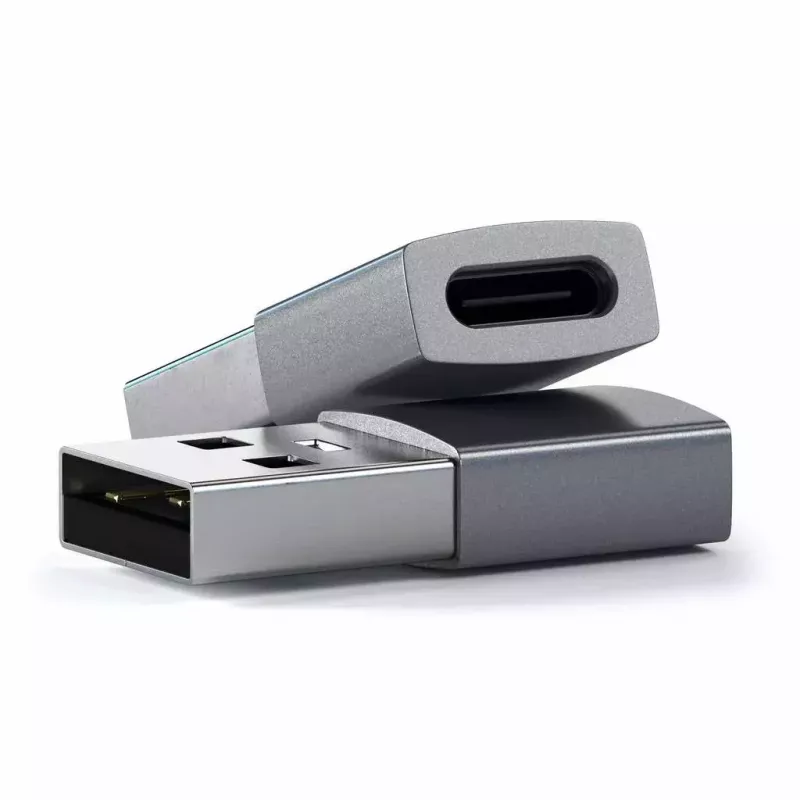 savienotāju adapteris Satechi ST-TAUCM USB-A uz USB-C, pelēks