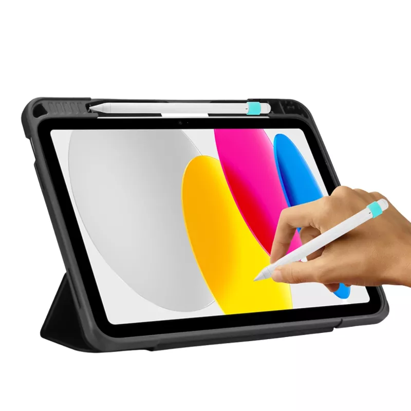 DEQSTER Rugged MAX vāciņš iPad 10.9 collu (10. paaudze), melns