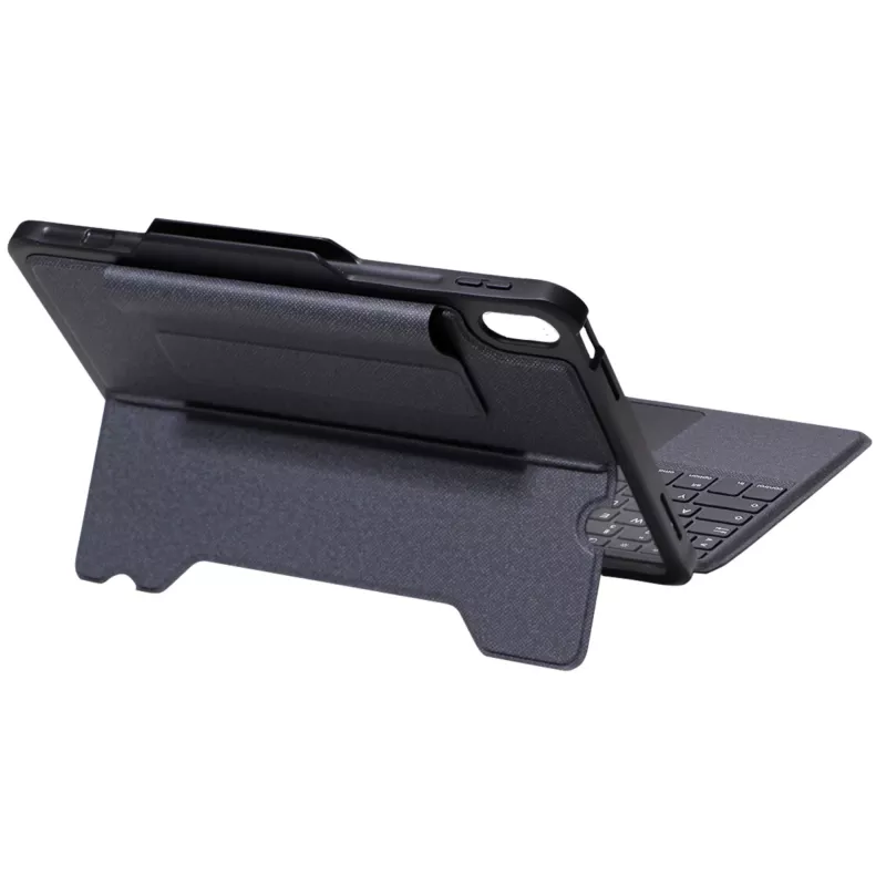 DEQSTER Rugged Touch tastatūra 10.9″, QWERTZ, vācu, skārienpaliktnis, Apple, Apple iPad 10, 9 collas (10. paaudze), 27.7 cm (10.9 collas)