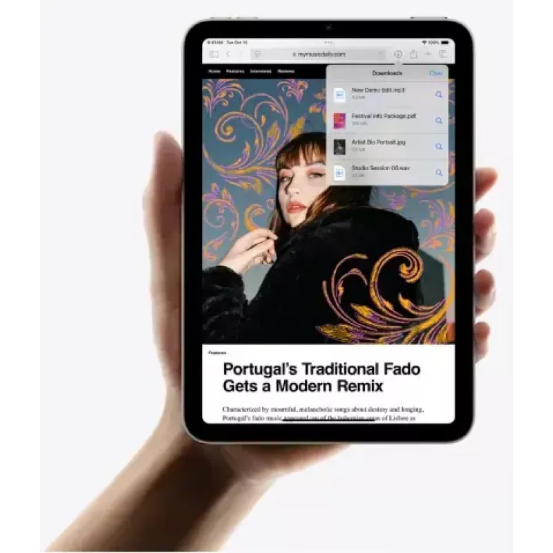 Planšetdators Apple iPad mini Wi‑Fi 128GB Purple — 8,3 collu (21,1 cm) LED 2266×1488, A17 Pro, 12 MP kameras, Wi‑Fi 6E, 293 g