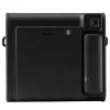 Fujifilm Instax Square SQ40 melna kamera ar attēla izmēru 62x62 mm