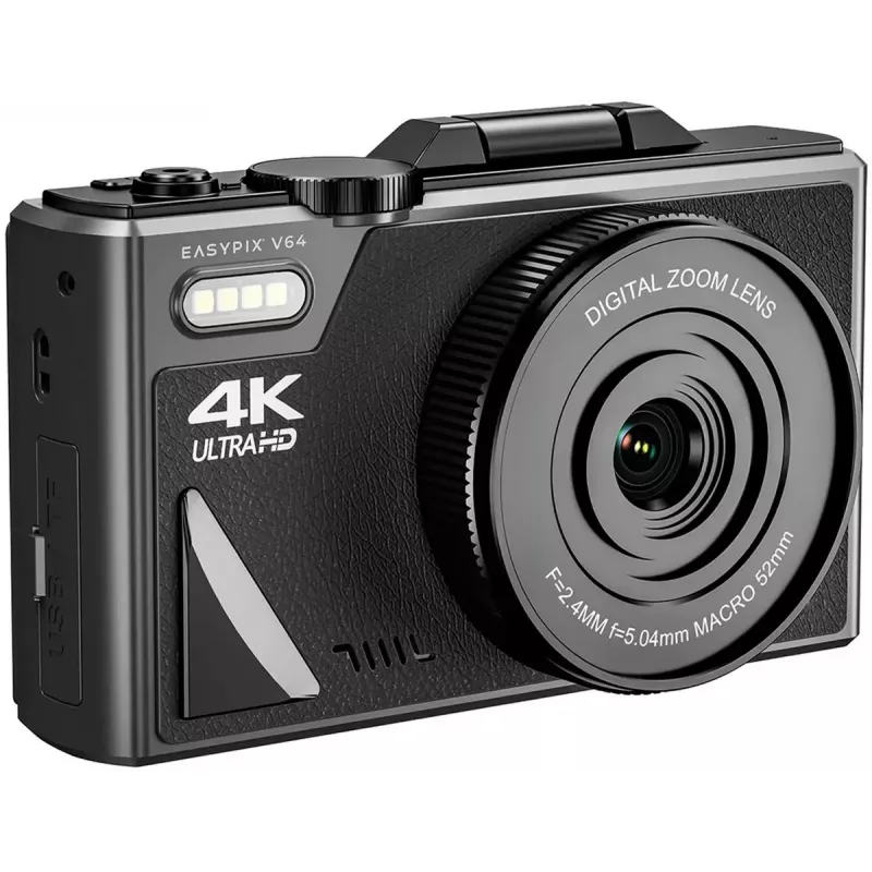 Kompakta digitālā kamera EASYPIX V64 Flip 20203 — 16 MP, 1080p video