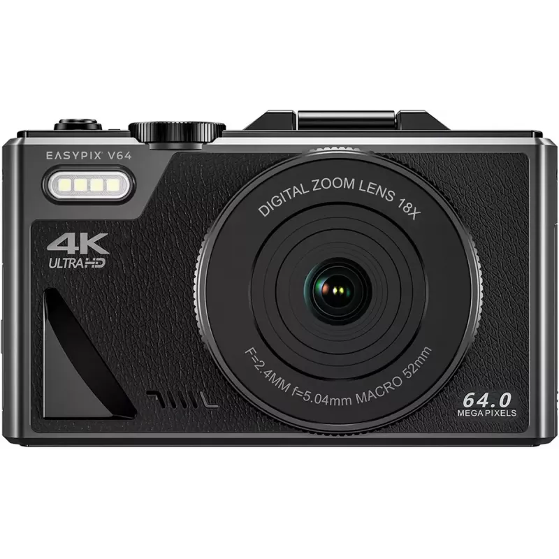 Kompakta digitālā kamera EASYPIX V64 Flip 20203 — 16 MP, 1080p video