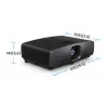 BenQ W2720i standarta projicēšanas projektors 2500 ANSI lūmenu DLP UHD 4K (3840x2160) 3D melns