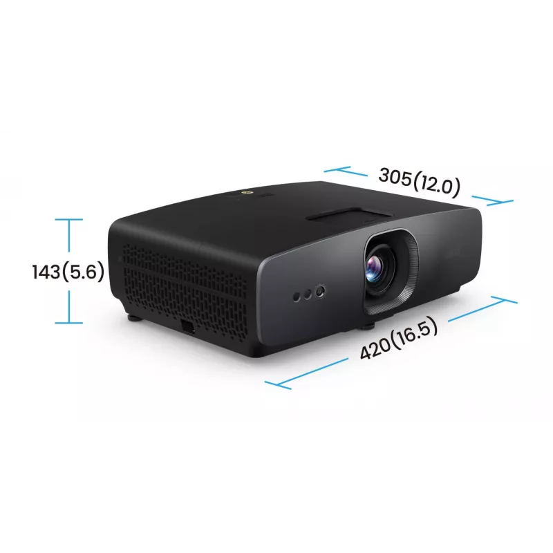 BenQ W2720i standarta projicēšanas projektors 2500 ANSI lūmenu DLP UHD 4K (3840x2160) 3D melns