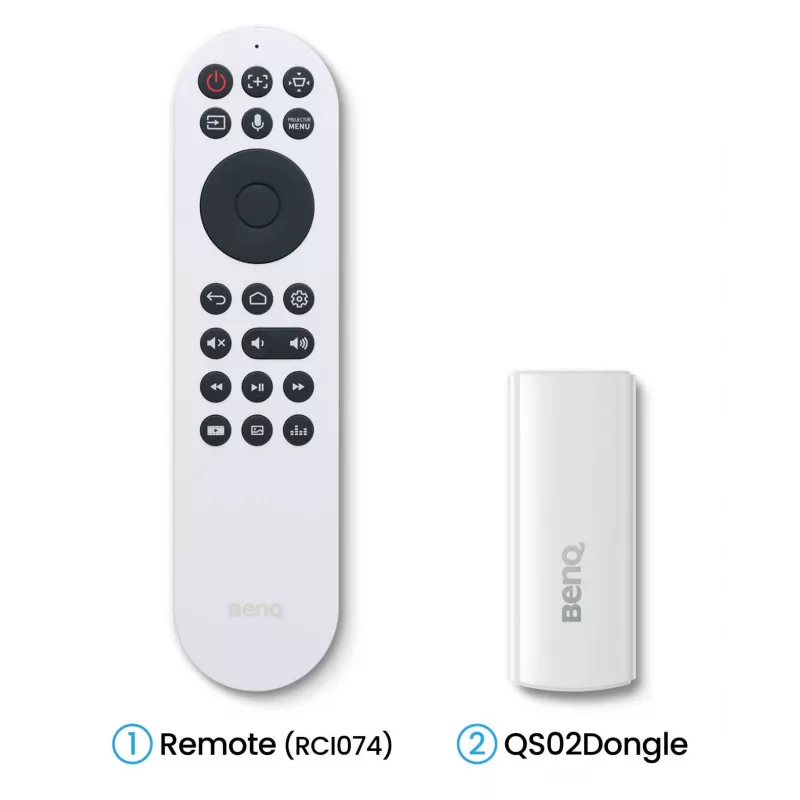 BenQ W2720i standarta projicēšanas projektors 2500 ANSI lūmenu DLP UHD 4K (3840x2160) 3D melns