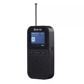 DENVER DAH-126 Analog Digital DAB FM 10W Personālais radio