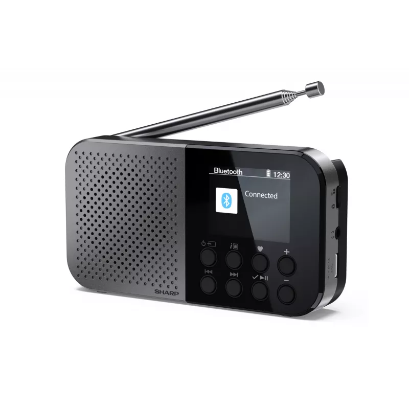 Personālais radio Sharp DR-P520 digitālais uztvērējs DAB DAB+ FM
