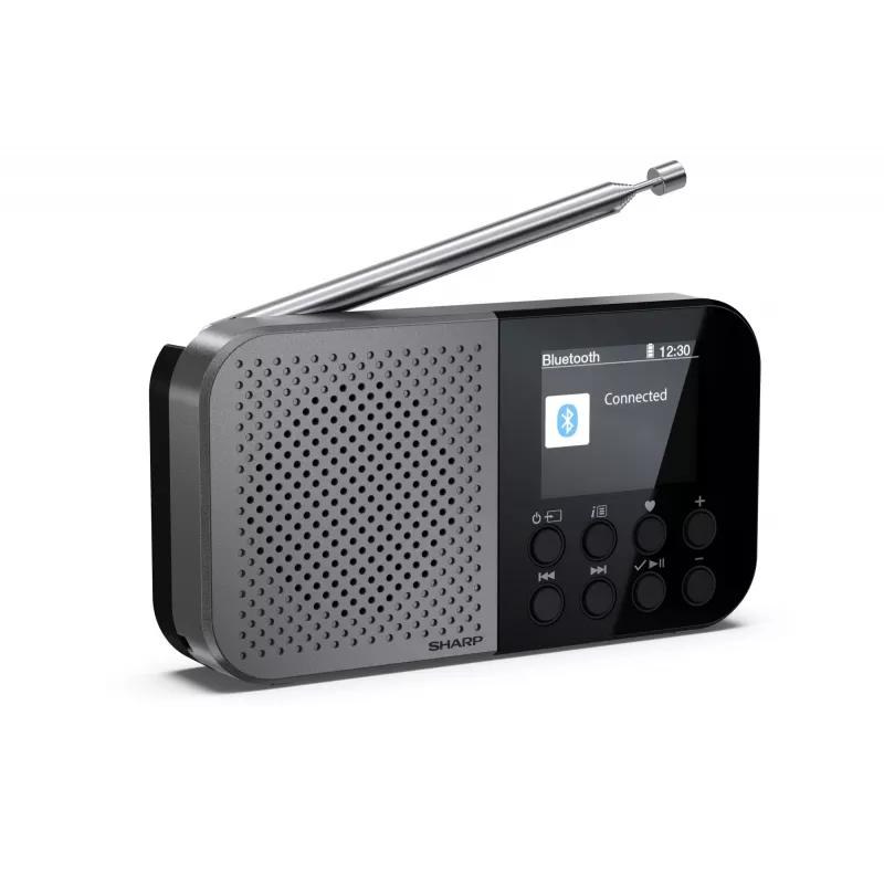 Personālais radio Sharp DR-P520 digitālais uztvērējs DAB DAB+ FM