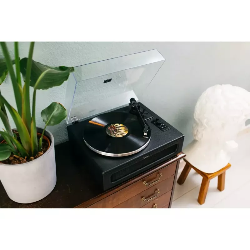 Belt-drive audio turntable Lenco LS-430BK Melns 40W Bluetooth