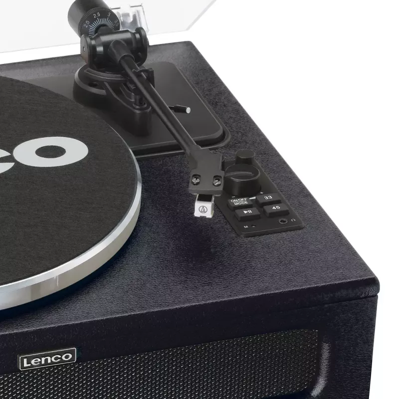 Belt-drive audio turntable Lenco LS-430BK Melns 40W Bluetooth